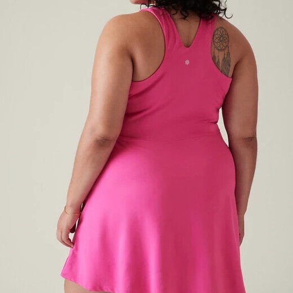 Athleta Conscious Dress in Salvia Pink, Size XL - Picture 2 of 14